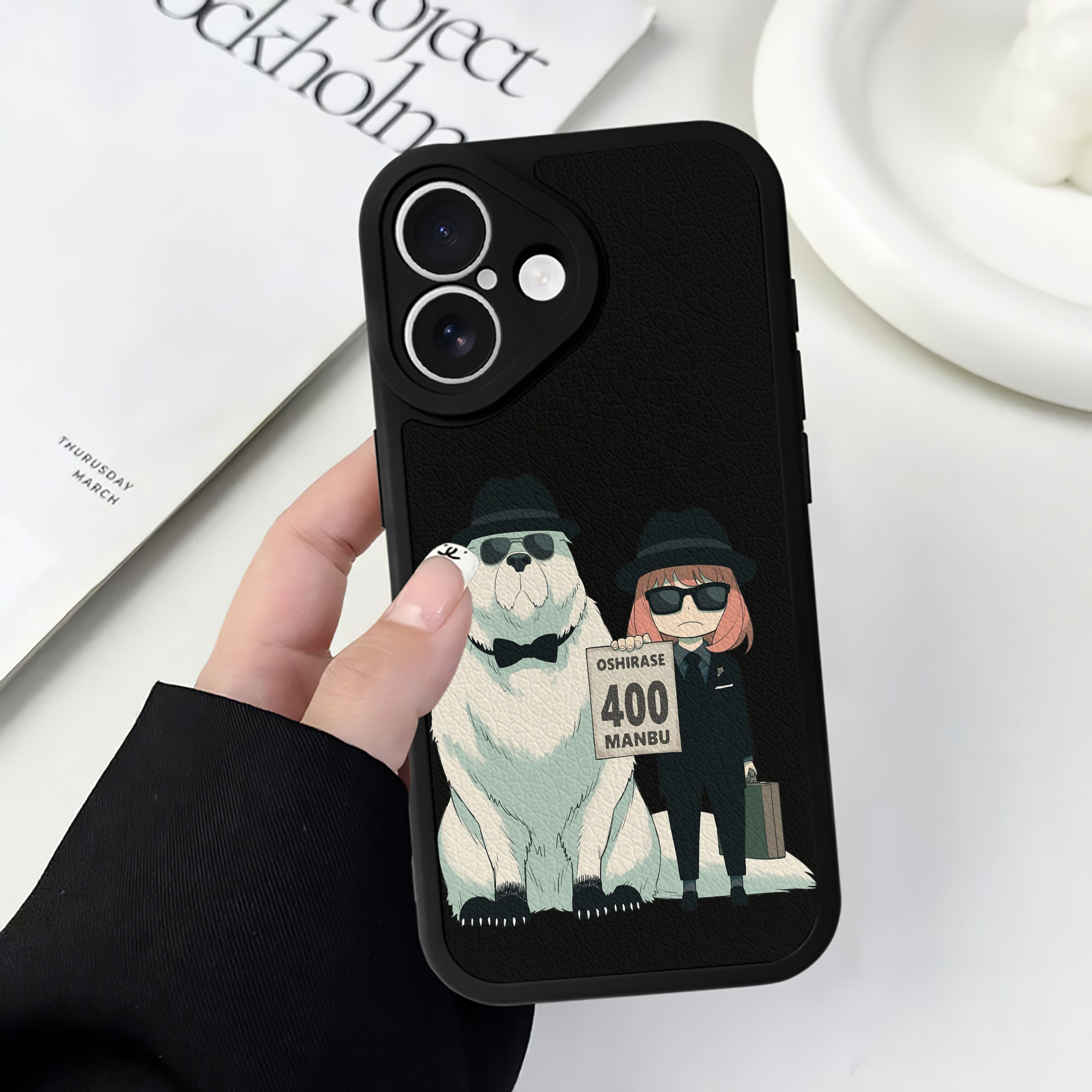 （画像用） SPY×FAMILY间谍家家酒 【iPhone 16シリーズ対応】シリコンスマホケース（レザー調） 材質：シリコン